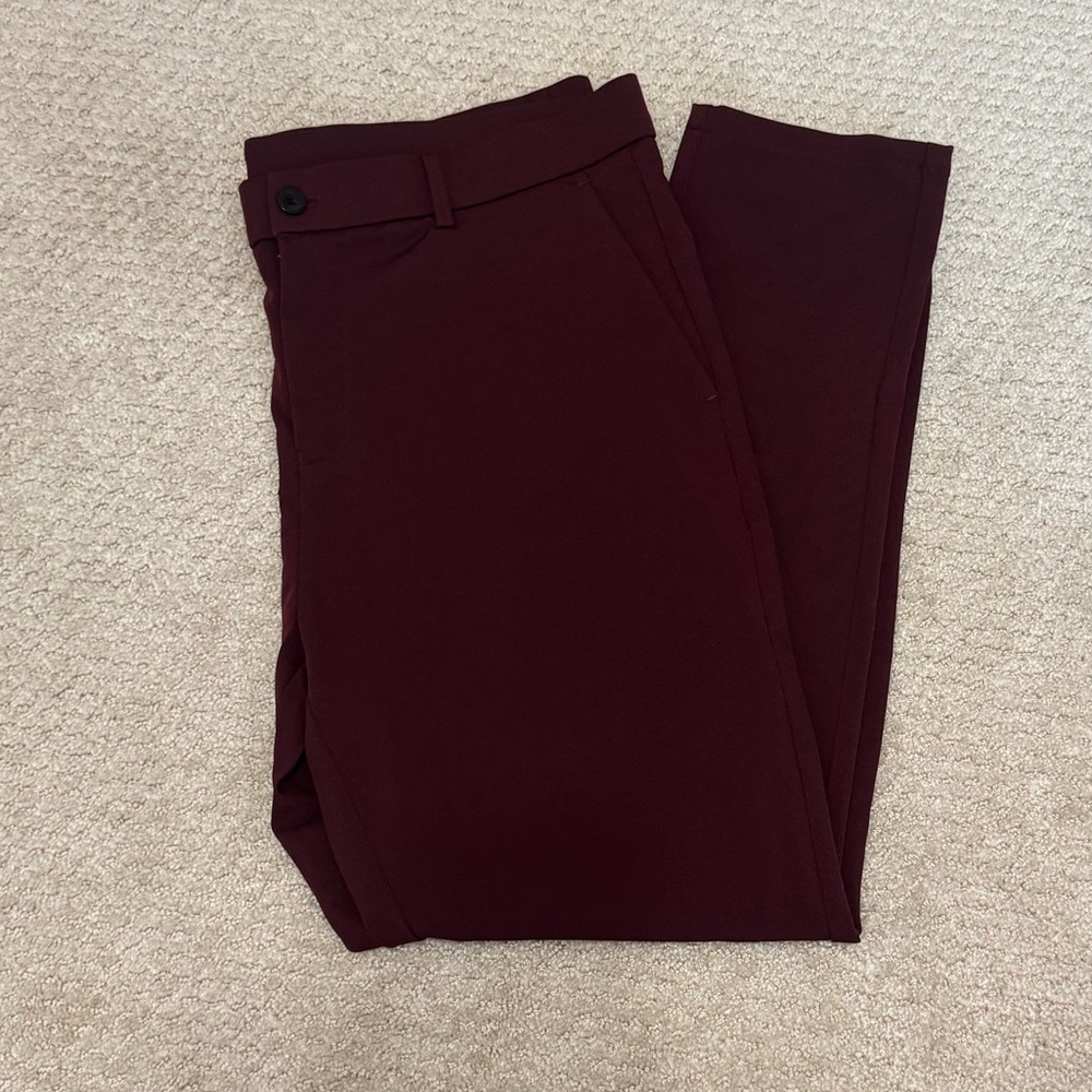 Men's Burgundy Pants